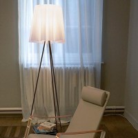 Rosy Angelis tripod shape floor lamp from Flos
